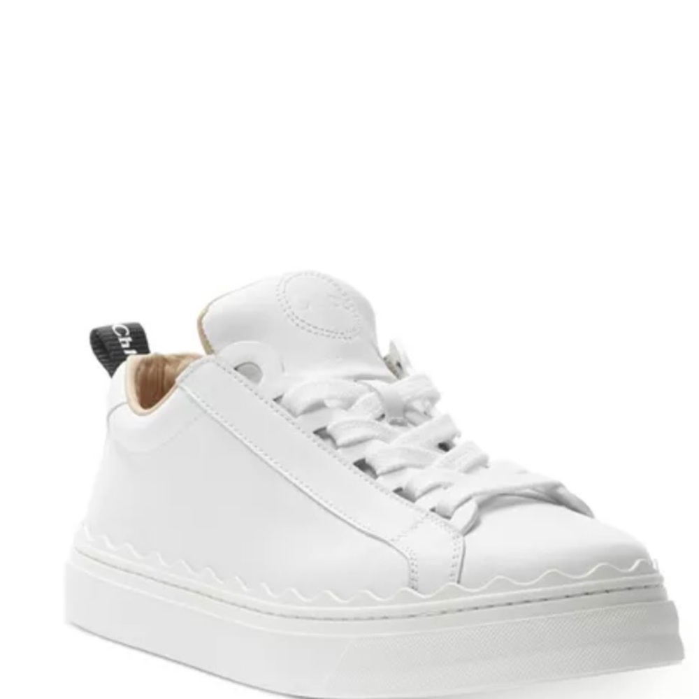 Chloé Lauren Leather Sneakers